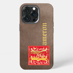16th Century Mythic Creatures Decorative Capital K iPhone 13 Pro Case