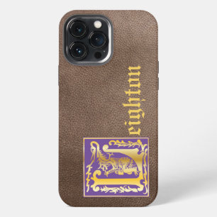 16th Century Mythic Creatures Decorative Capital L iPhone 13 Pro Max Case