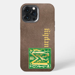 16th Century Mythic Creatures Decorative Capital M iPhone 13 Pro Max Case