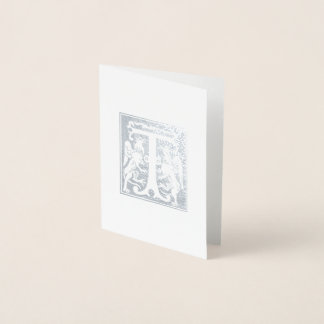 16th Century Mythic Creatures Decorative Capital T Foil Card