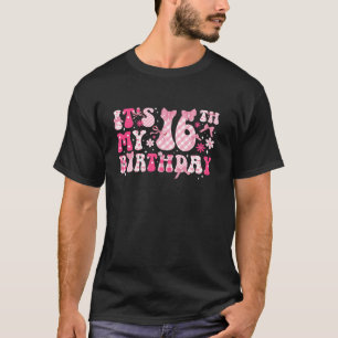 16th Coquette Themed Birthday Sixteen Year Old Coq T-Shirt