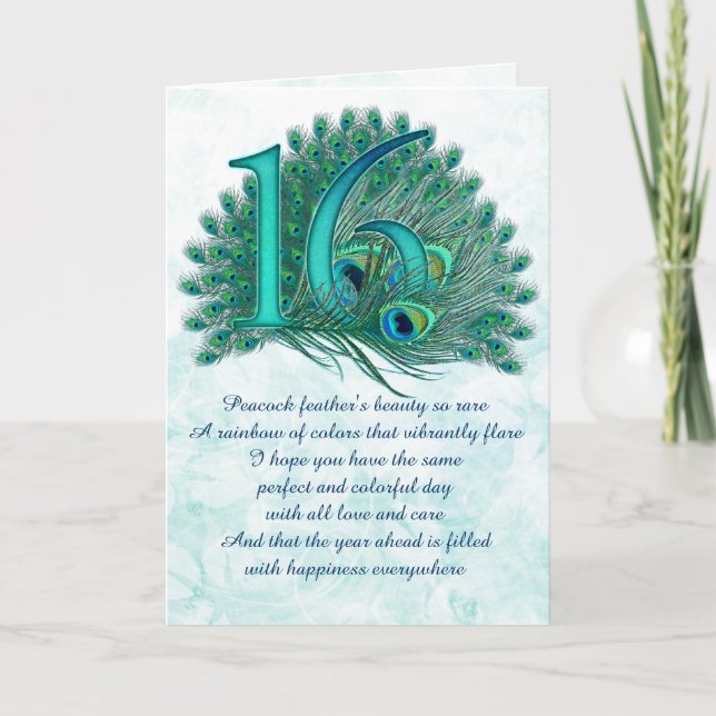16th Diva numbered greeting cards (Front)