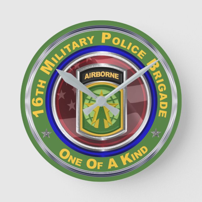16th Military Police Brigade Round Clock (Front)