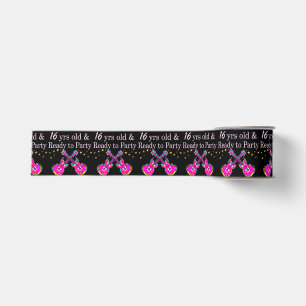 16TH ROCK STAR GROSGRAIN RIBBON