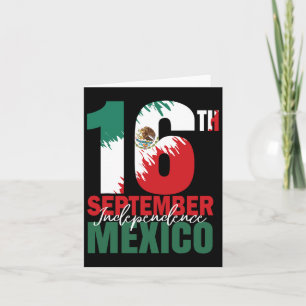 16th September Mexican Independence Day Shirt Mexi Card