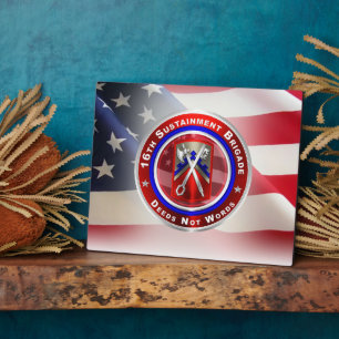 16th Sustainment Brigade Plaque