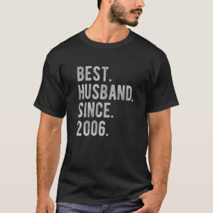 16th Wedding Aniversary For Him Best Husband Sinc T-Shirt