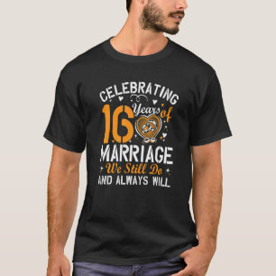 16th Wedding Anniversary Matching Couple Men Women T-Shirt
