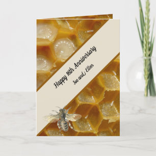 16th Wedding Anniversary, Wax Anniversary Card