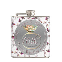 16th Wedding Anniversary Wax, Statice, & Peridot