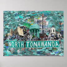 16x12 Poster, Streets of North Tonawanda NY