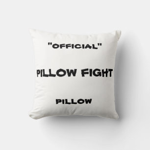 16X16 THROW PILLOW KIDS PILLOW FIGHT PILLOW FUNNY
