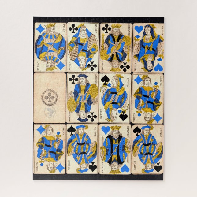 16x20 Vintage Cards Puzzle for Colorblind People (Vertical)