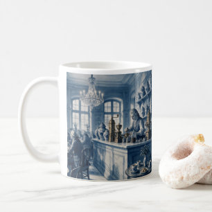 1700’s Barista Berlin Coffee House Delft Blue Mug
