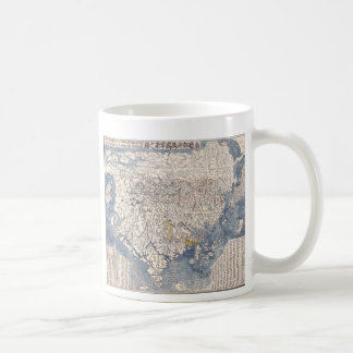 1710 Japanese Map of Buddhist World Coffee Mug