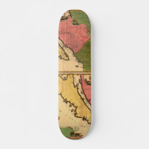 1720 Map - La Californie ou Nouvelle Caroline Skateboard