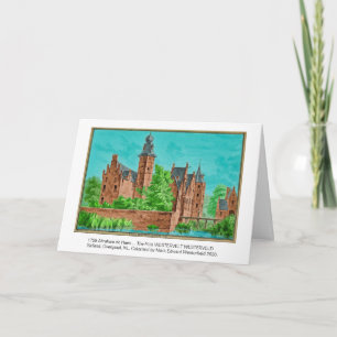 1729 A. de Haen Dutch Kasteel WESTERVELT .... Card