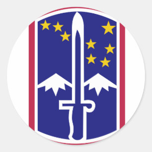 172nd Infantry Brigade Classic Round Sticker