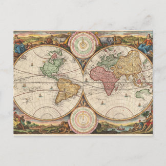 1730 Stoopendaal Map Postcard