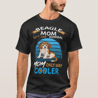 173 Beagle Mum Cooler T-Shirt