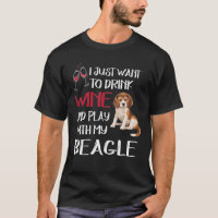 173 Drink Wine And Play With My Beagle