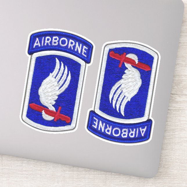173rd ABN Airborne Brigade Sky Soldiers Contour (Detail)