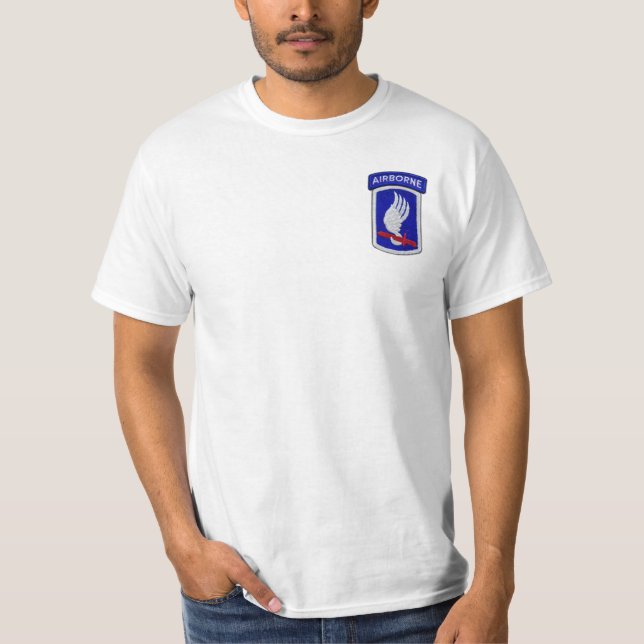 173rd ABN BDE Airborne Brigade Veterans Patch T-Shirt (Front)