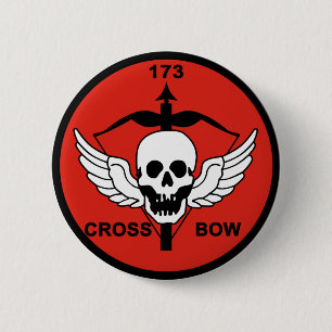 173rd AHC Crossbow 6 Cm Round Badge
