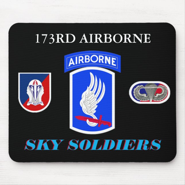 173RD AIRBORNE BDE MOUSE PAD (Front)