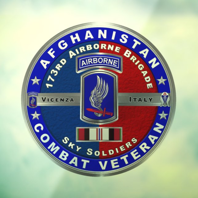 173rd Airborne Brigade Afghanistan Veteran (Sheet 3)