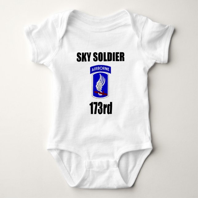 173rd Airborne Brigade Baby Bodysuit (Front)