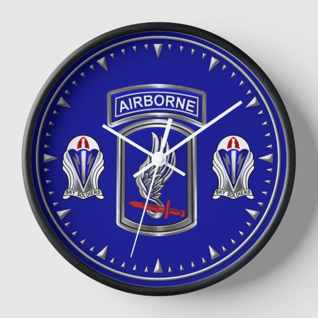 173rd Airborne Brigade Clock (Front)