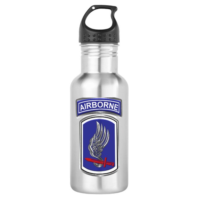 173rd Airborne Brigade Combat Team   710 Ml Water Bottle (Front)