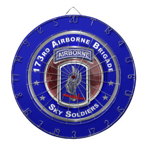 173rd Airborne Brigade Combat Team Dartboard
