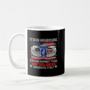 173rd Airborne Brigade Combat Team U.S Flag Vetera Coffee Mug