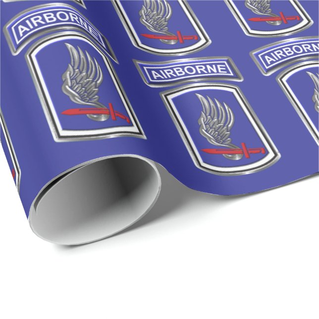 173rd Airborne Brigade Combat Team  Wrapping Paper (Roll Corner)