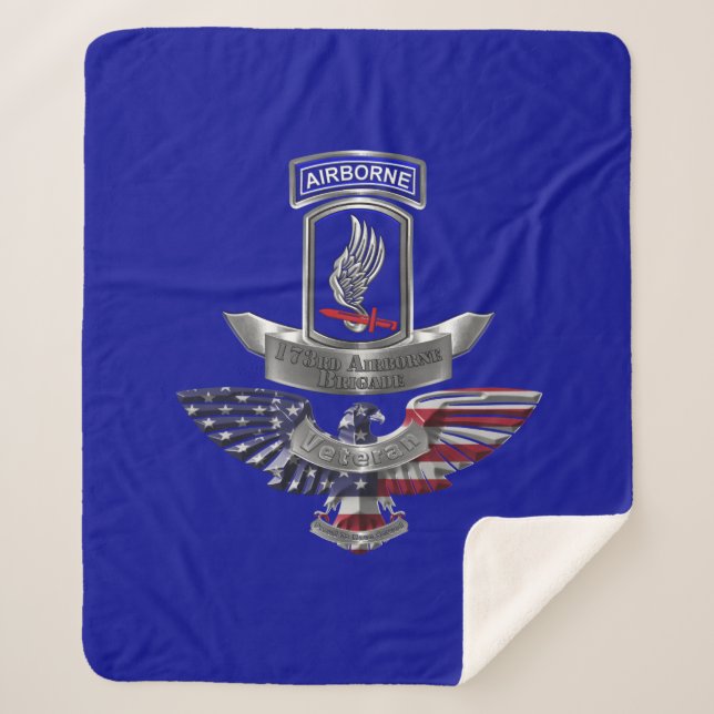173rd Airborne Brigade Sherpa Blanket (Front)