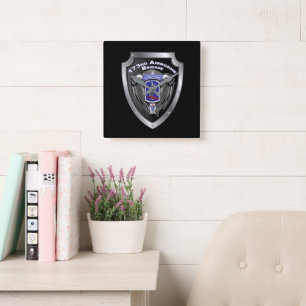 173rd Airborne Brigade Square Wall Clock