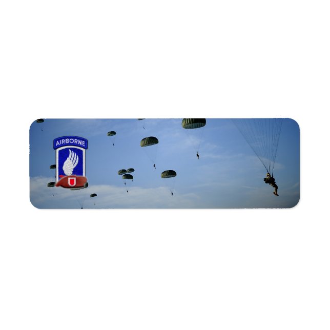 173rd airborne brigade veterans return address return address label (Front)