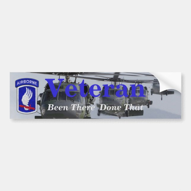 173rd airborne brigade veterans vets bumper sticker (Front)