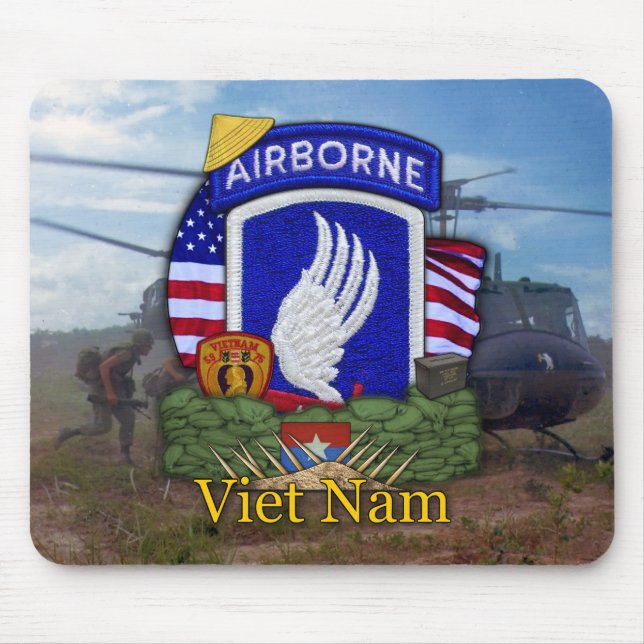 173rd airborne brigade vietnam vets Mousepad (Front)