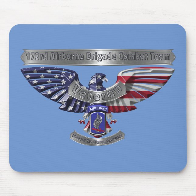 173rd Airborne “Proud To Have Served” Mouse Pad (Front)