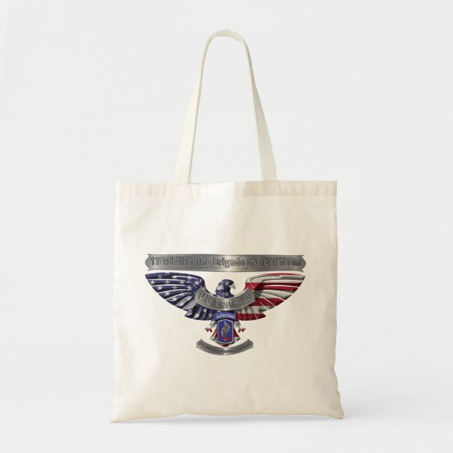 173rd Airborne “Proud To Have Served” Tote Bag (Front)
