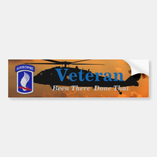 173rd airborne sky soldiers veterans vets bumper sticker