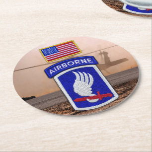 173rd airborne sky soldiers veterans vets coasters