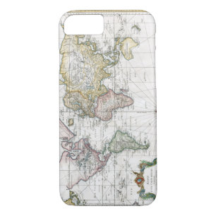 1748 World Map iPhone 8/7 Case