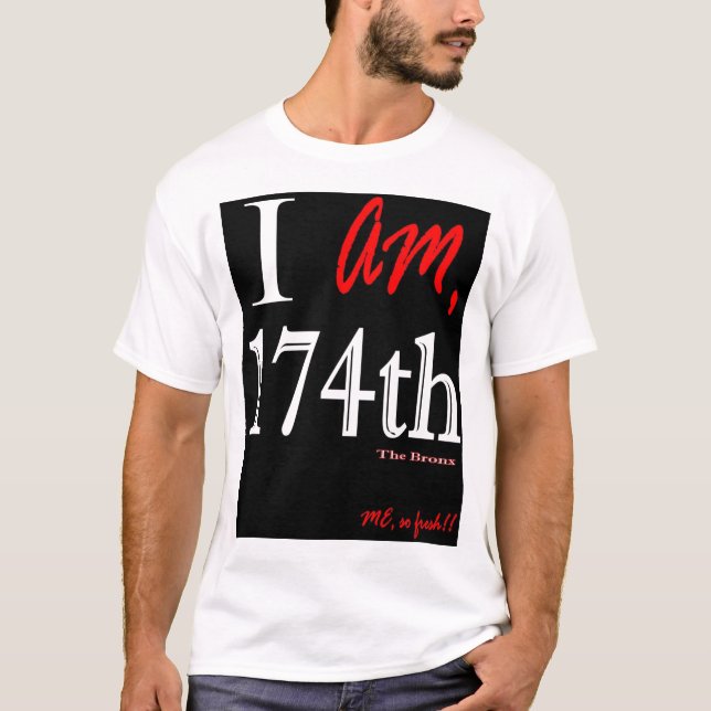174th The Bronx - Blk & White T-Shirt (Front)