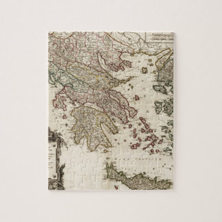 1752 Map of Ancient Greece Jigsaw Puzzle