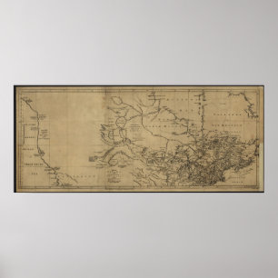 1762 Maps of Canada Poster