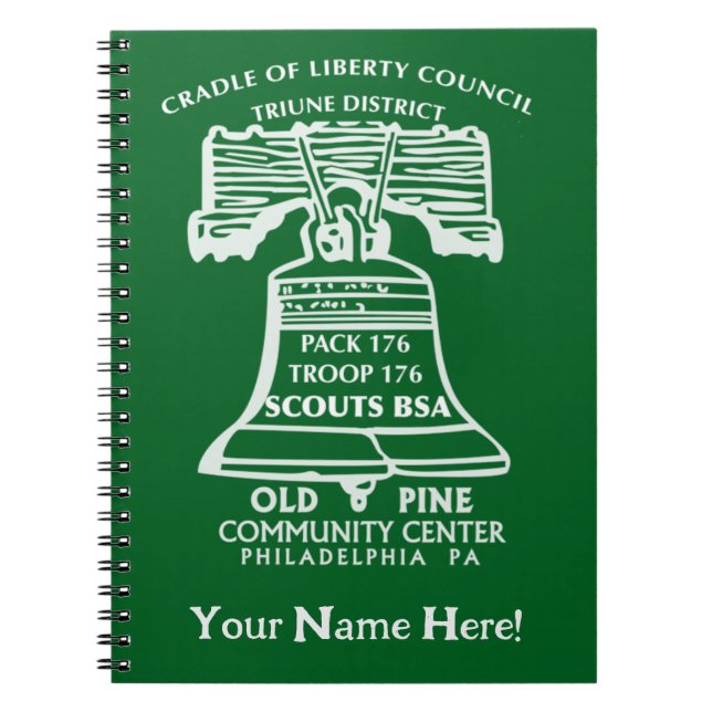 176 Personalised Spiral Notebook (Front)